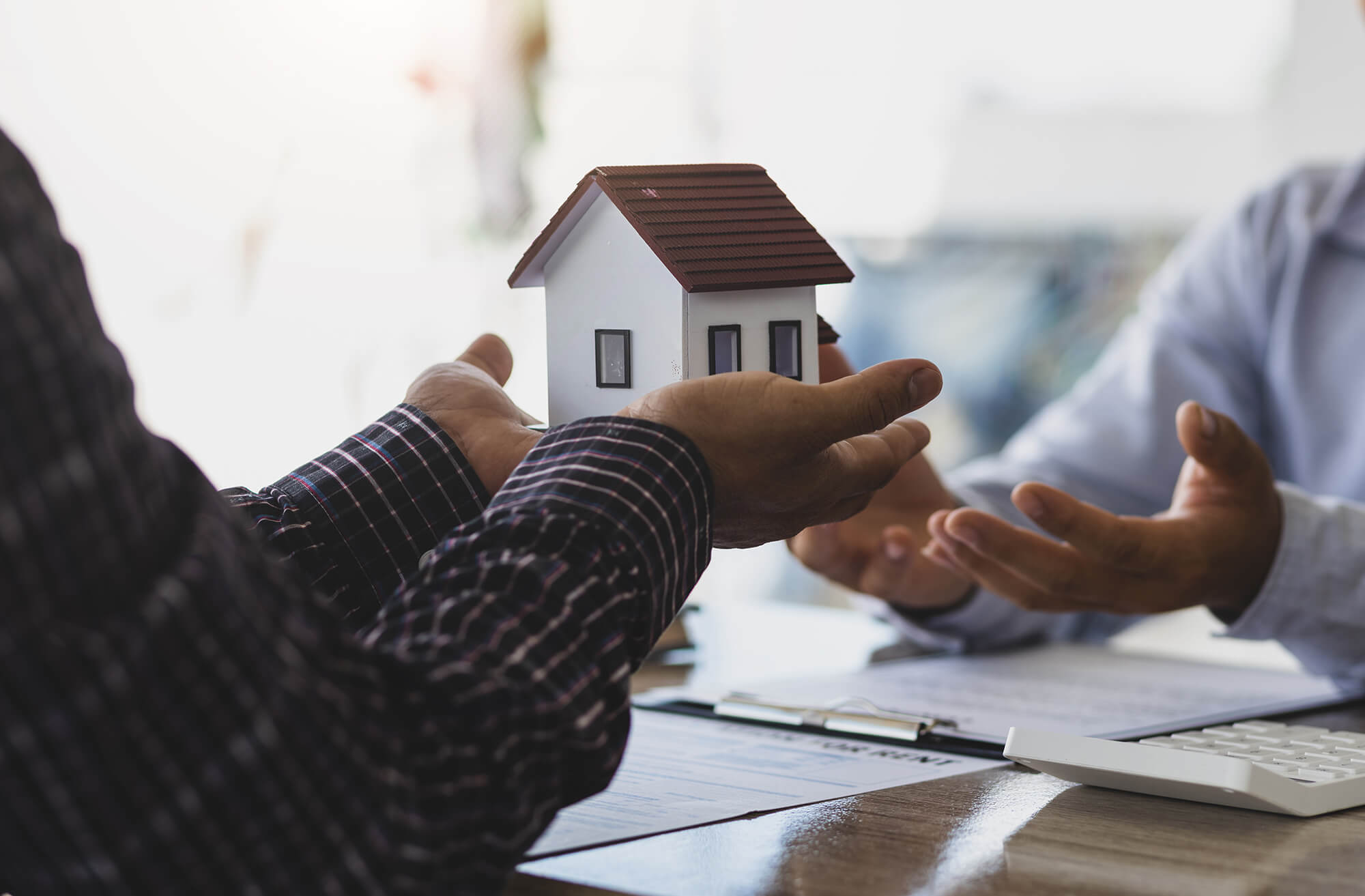 Real estate inheritance concept